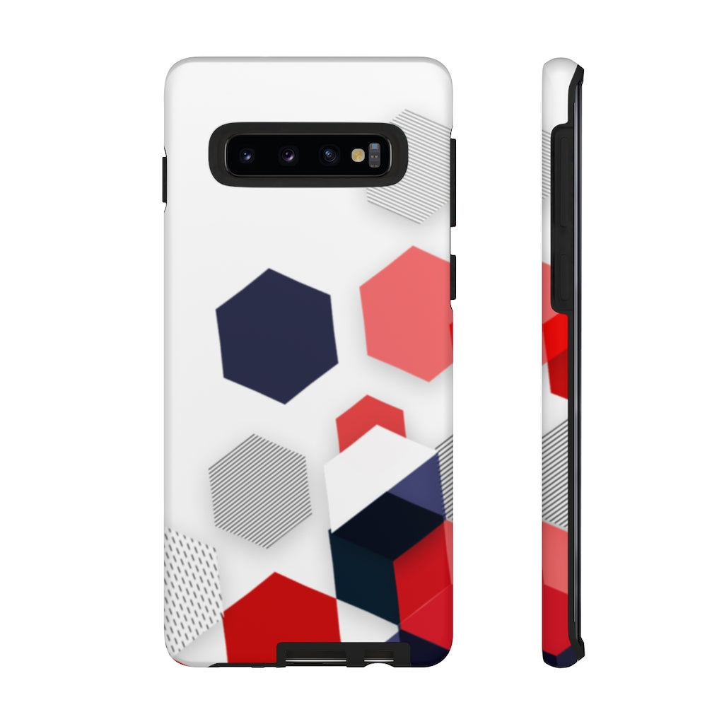 Hexagon Geometric Samsung Galaxy Tough Cases
