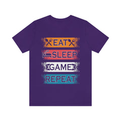 Gaming Repeat Unisex Jersey Short Sleeve Tee