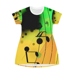 Lost Notes Music T-Shirt Dress