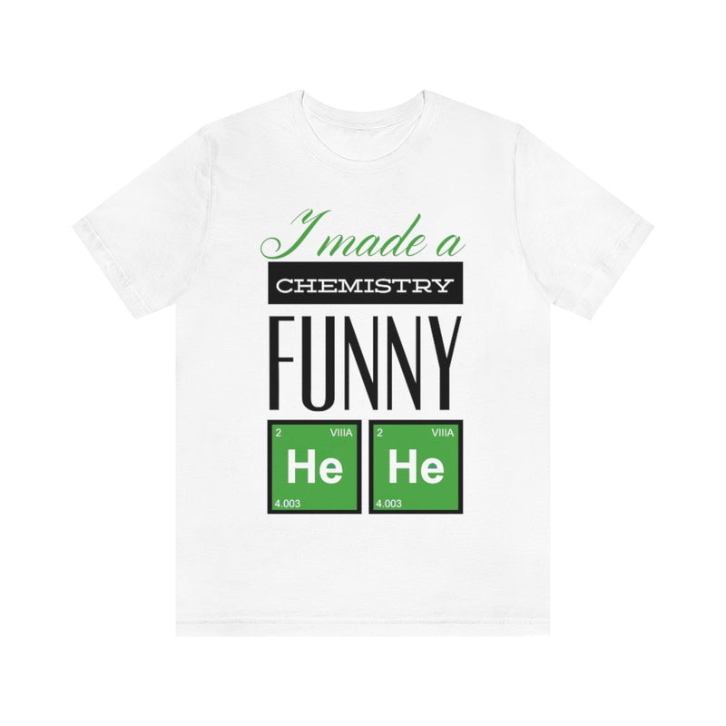 Chemistry Funny Unisex Jersey Short Sleeve Tee