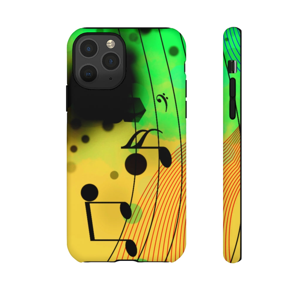 Lost Notes Music iPhone Tough Cases
