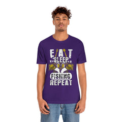 Fishing Repeat Unisex Jersey Short Sleeve Tee