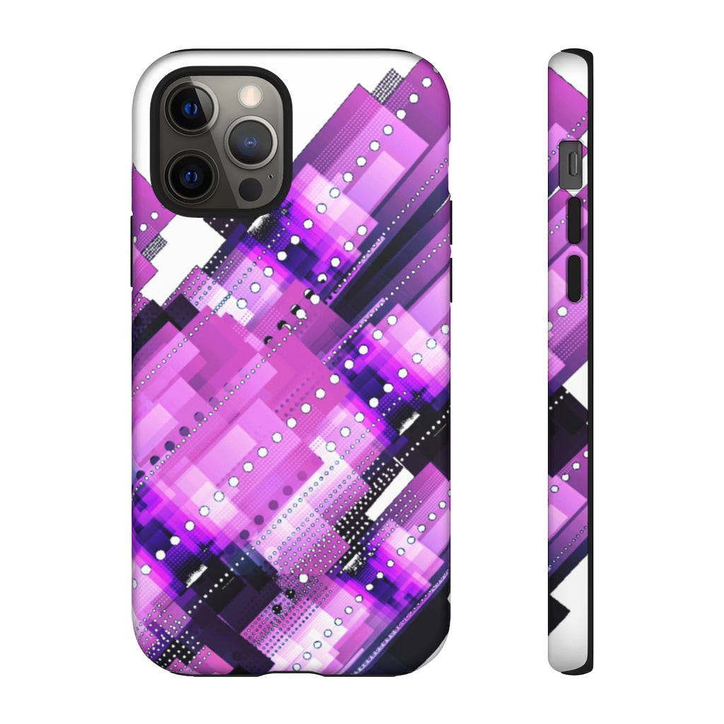Ribbon Geometric iPhone Tough Cases