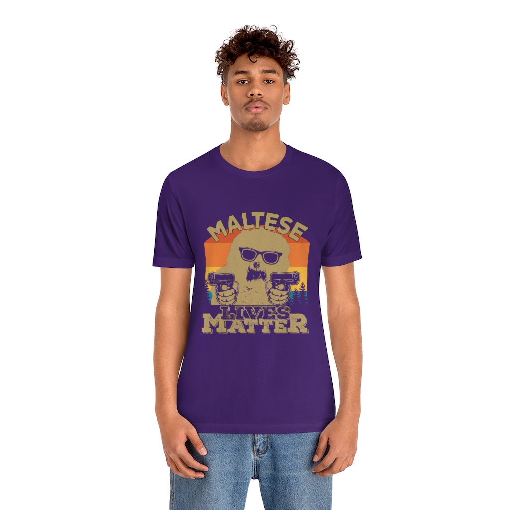 Maltese Lives Matter Unisex Jersey Short Sleeve Tee