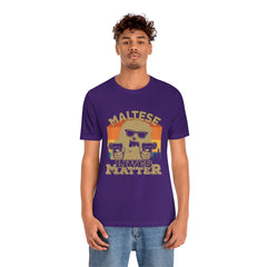 Maltese Lives Matter Unisex Jersey Short Sleeve Tee