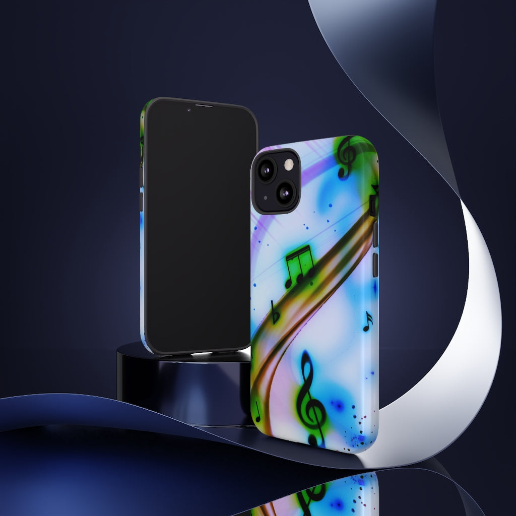 Mystic Swirl Music iPhone Tough Cases