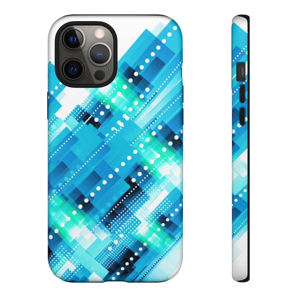 Ribbon Geometric iPhone Tough Cases
