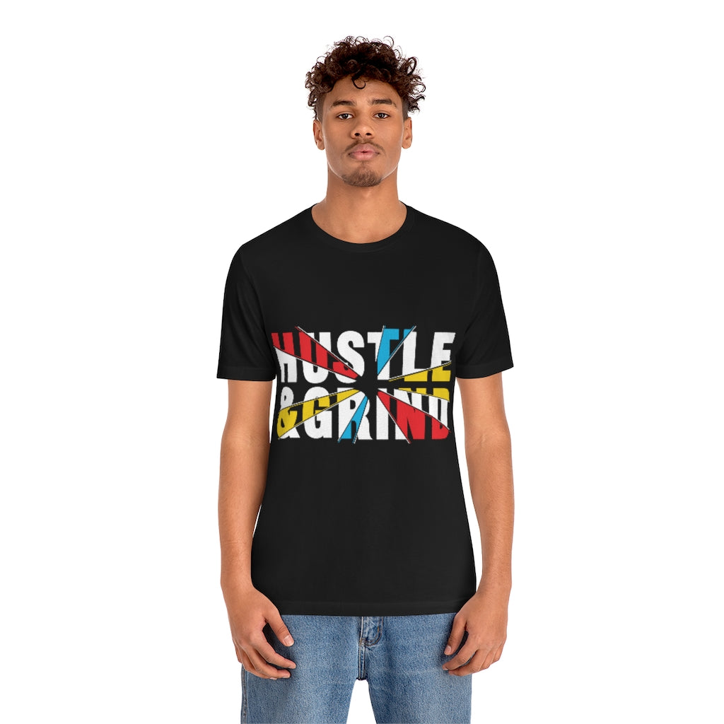 Hustle And Grind Unisex Jersey Short Sleeve Tee