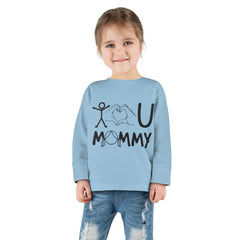 Love Mommy Toddler Long Sleeve Tee