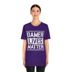 Gamer Lives Matter Unisex Jersey Short Sleeve Tee