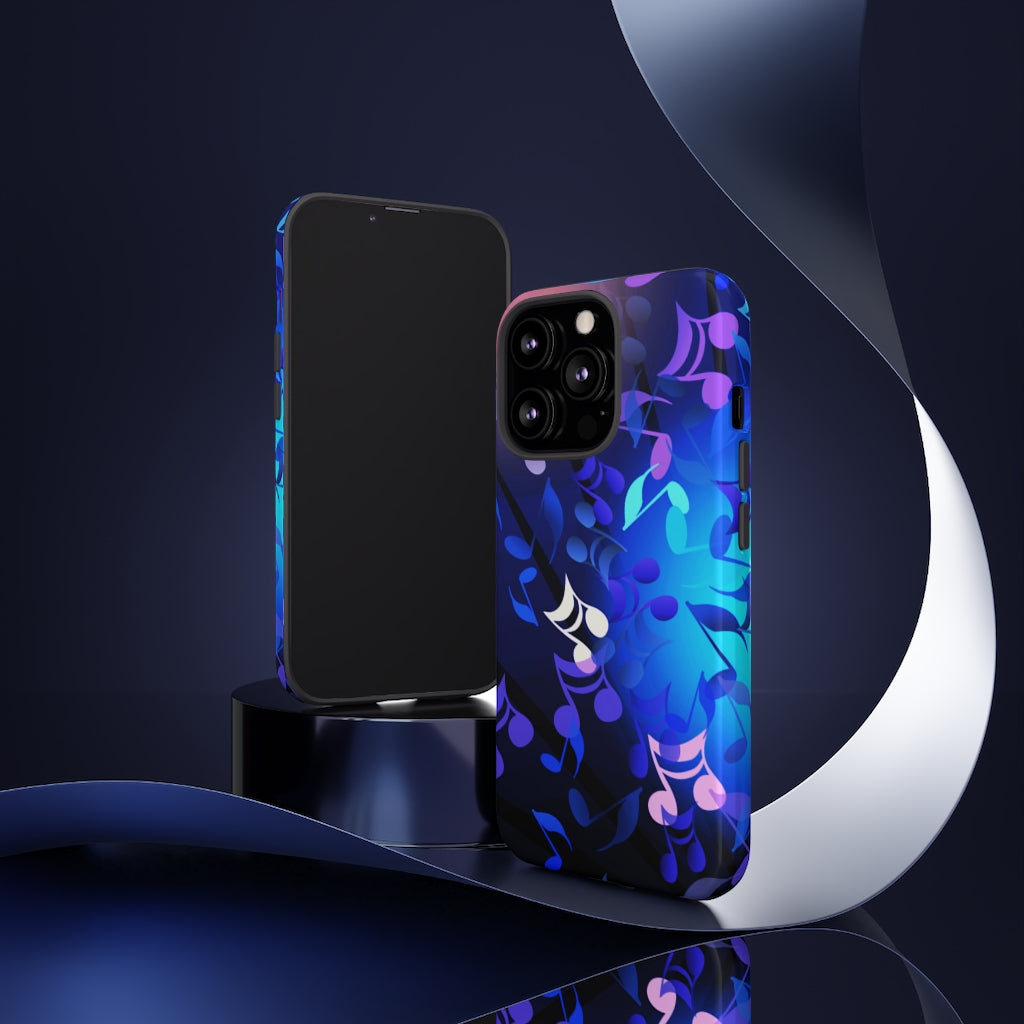 Scattered Notes Music iPhone Tough Cases