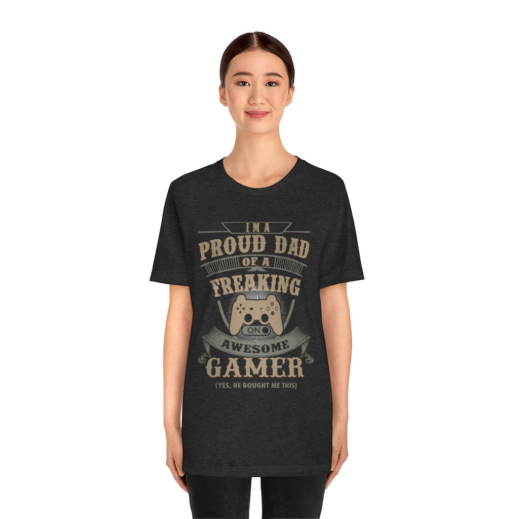 Proud Dad Unisex Jersey Short Sleeve Tee