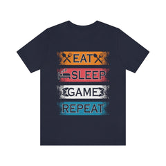Gaming Repeat Unisex Jersey Short Sleeve Tee