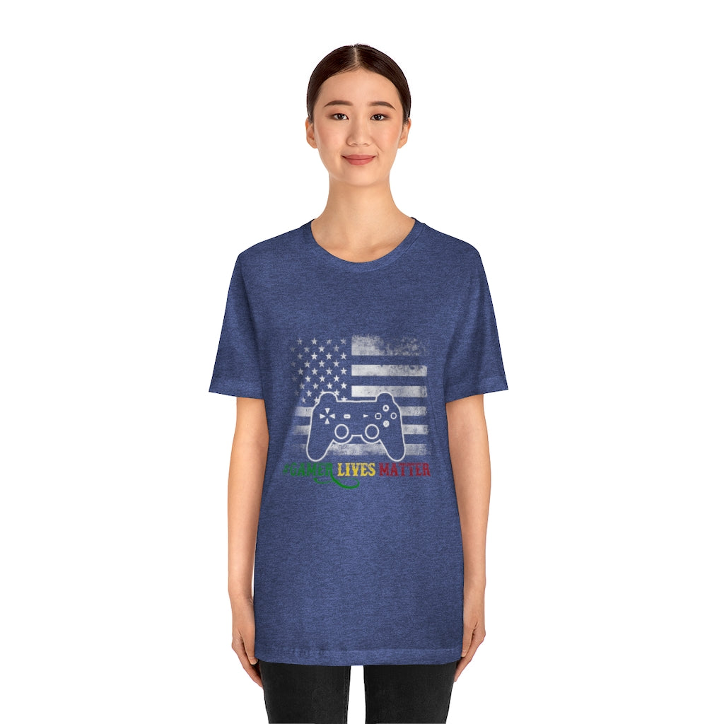 Gamer Lives Matter Unisex Jersey Short Sleeve Tee
