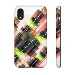 Ribbon Geometric iPhone Tough Cases