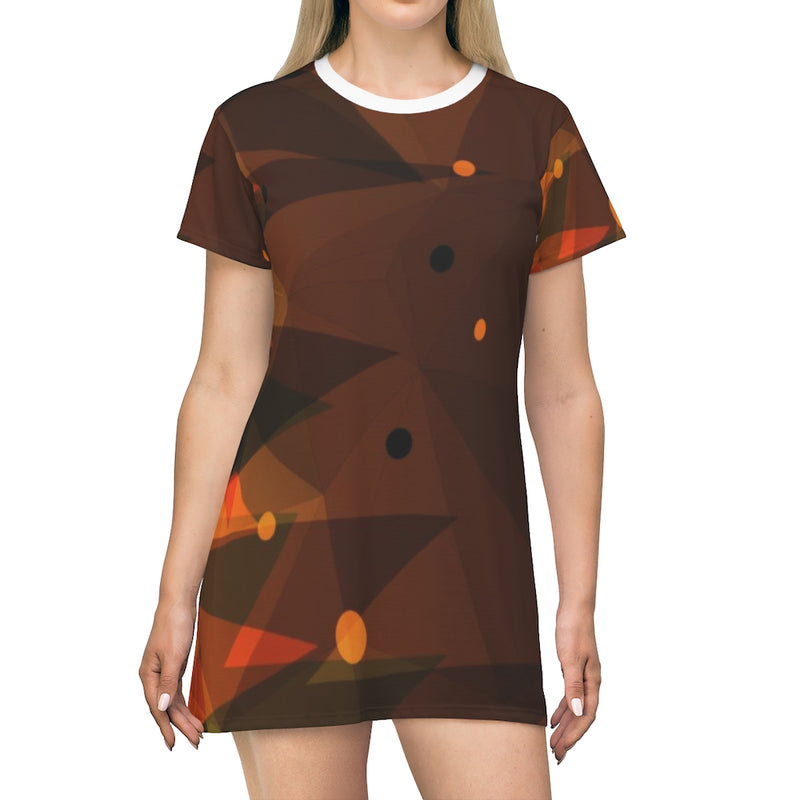 Glass Geometric T-Shirt Dress
