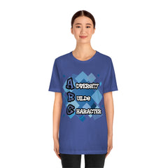 Adversity Builds Character Unisex Jersey Short Sleeve Tee