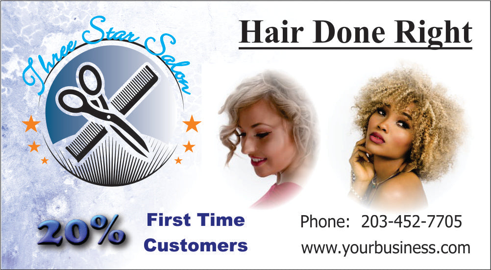 Stickers 1 Side Full Color Business Cards