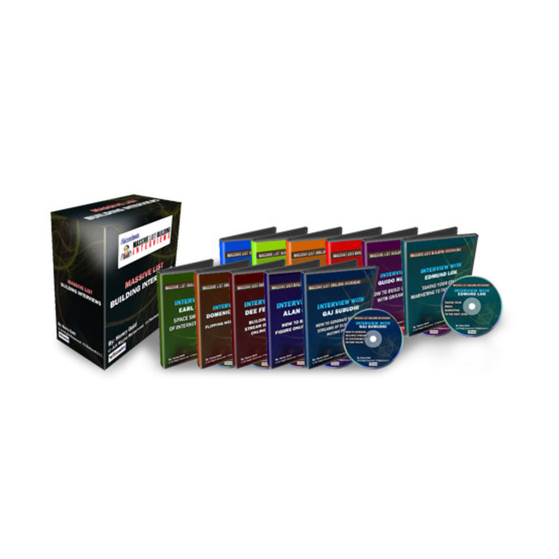 Massive List Building Interviews CD Package Video Guide