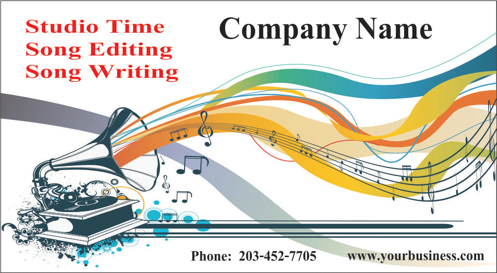 Stickers 1 Side Full Color Business Cards