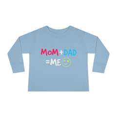 Mom Dad Me Toddler Long Sleeve Tee