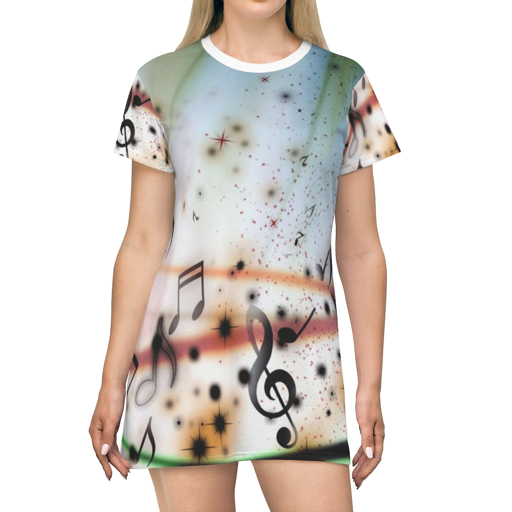 Magical Music T-Shirt Dress