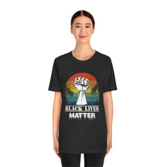 Black Lives Matter Unisex Jersey Short Sleeve Tee
