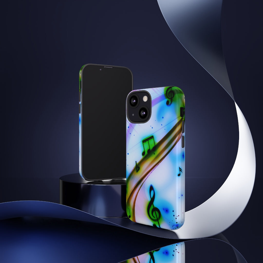 Mystic Swirl Music iPhone Tough Cases