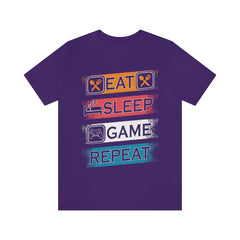 Gaming Repeat Unisex Jersey Short Sleeve Tee