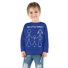 My Little Family Toddler Long Sleeve Tee