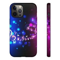 Golden Notes Music iPhone Tough Cases