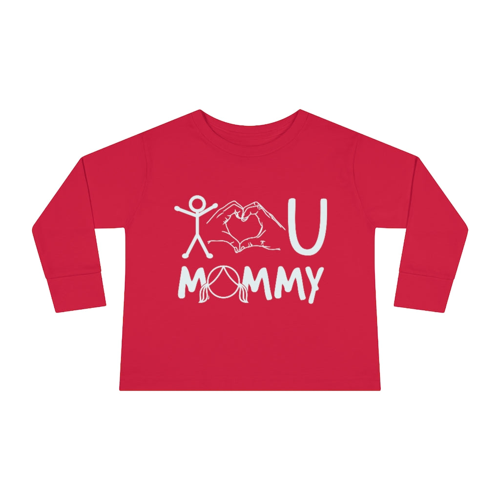 Love Mommy Toddler Long Sleeve Tee