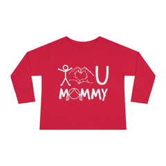 Love Mommy Toddler Long Sleeve Tee