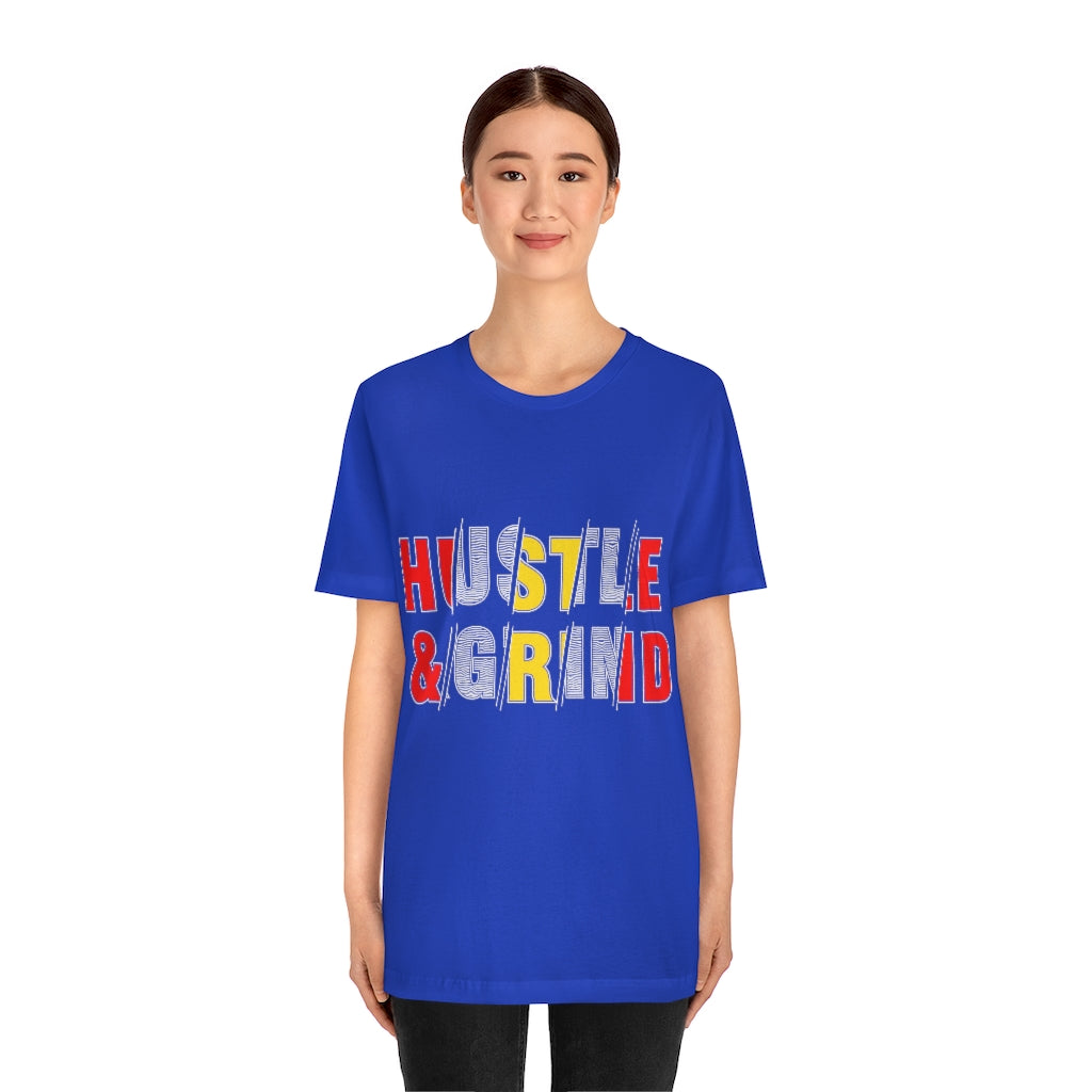 Hustle And Grind Unisex Jersey Short Sleeve Tee