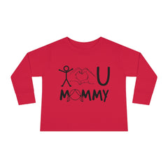 Love Mommy Toddler Long Sleeve Tee