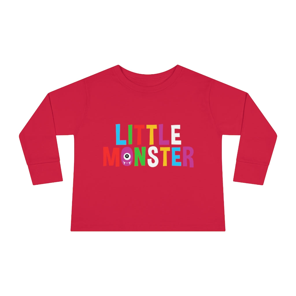Little Monster Toddler Long Sleeve Tee