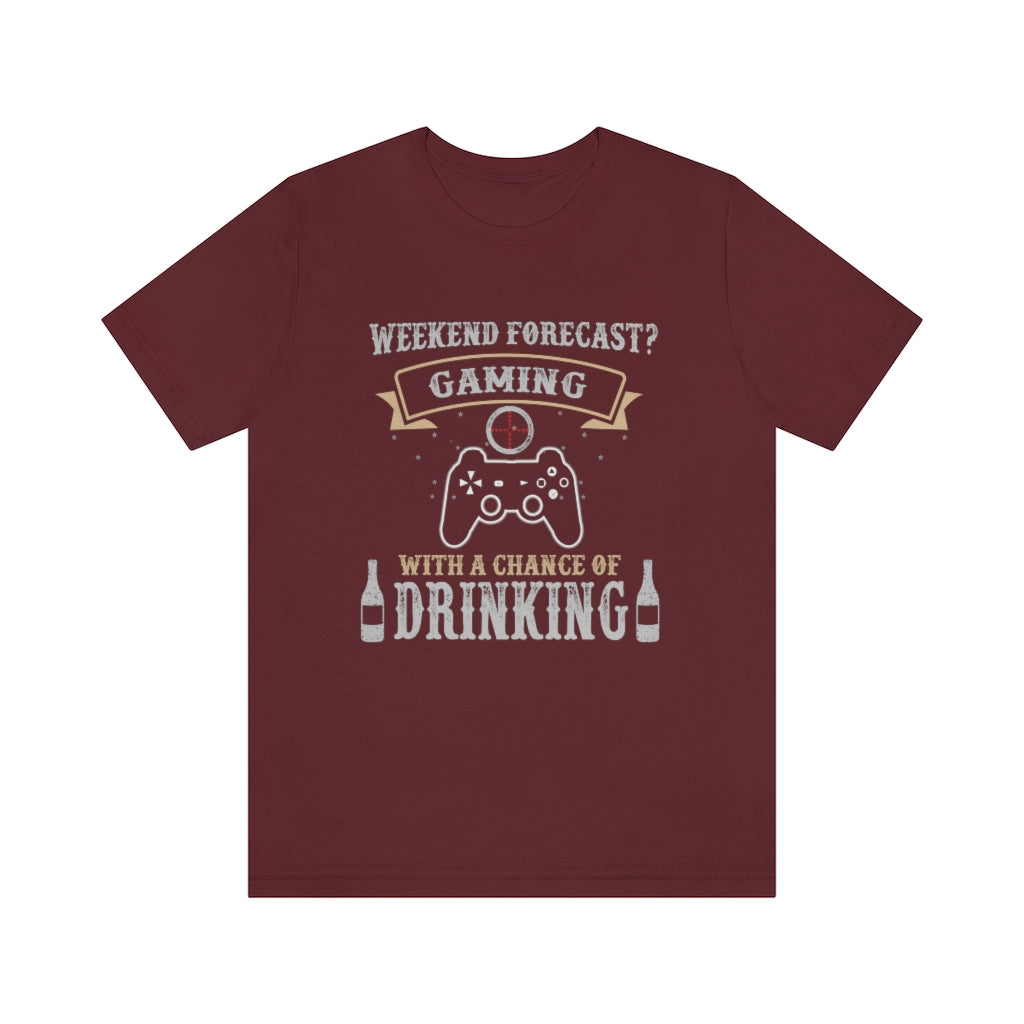 Weekend Forecast Unisex Jersey Short Sleeve Tee