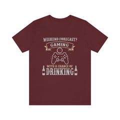 Weekend Forecast Unisex Jersey Short Sleeve Tee