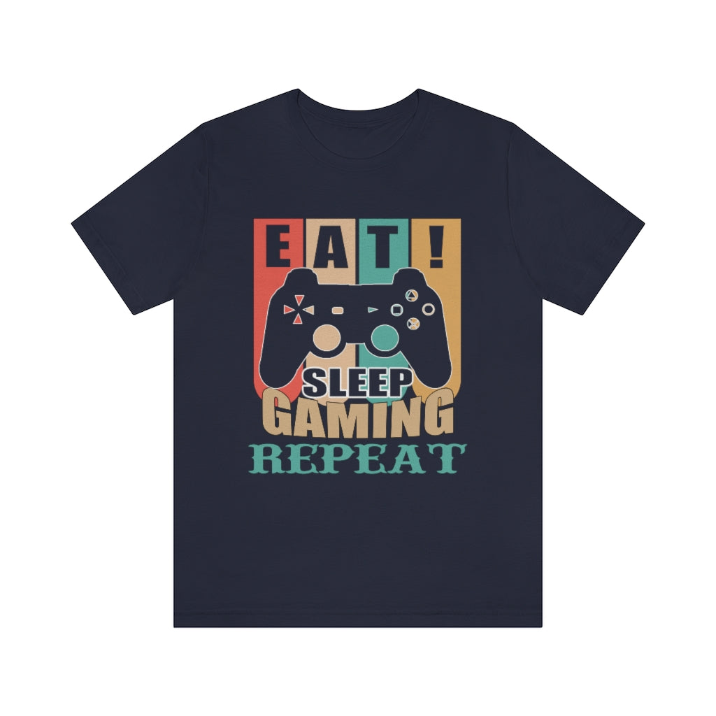 Gaming Repeat Unisex Jersey Short Sleeve Tee