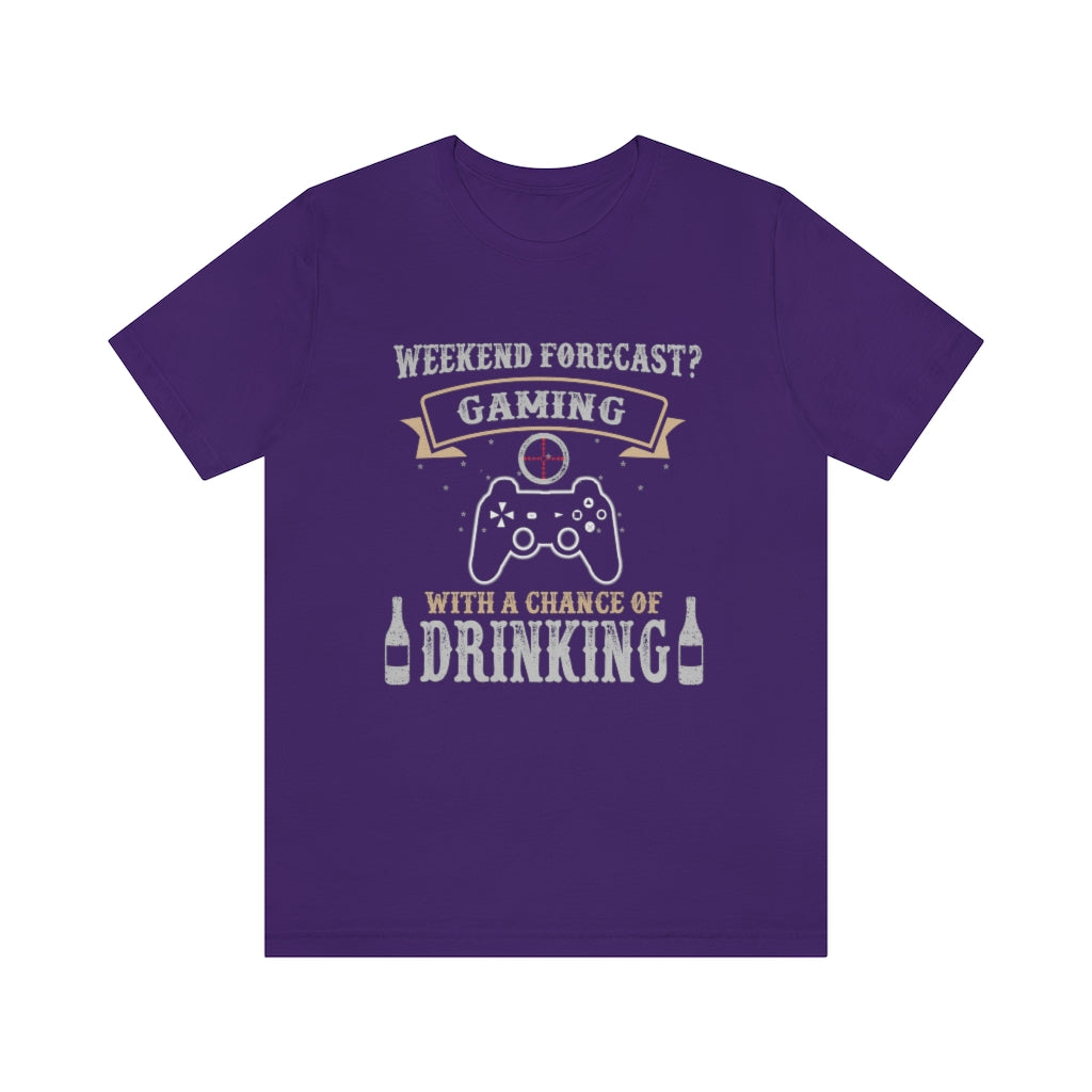 Weekend Forecast Unisex Jersey Short Sleeve Tee