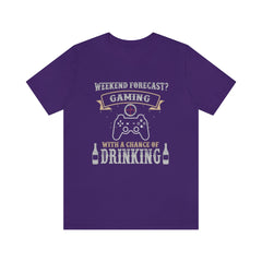 Weekend Forecast Unisex Jersey Short Sleeve Tee