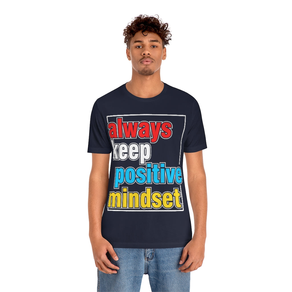 Positive Mindset Unisex Jersey Short Sleeve Tee