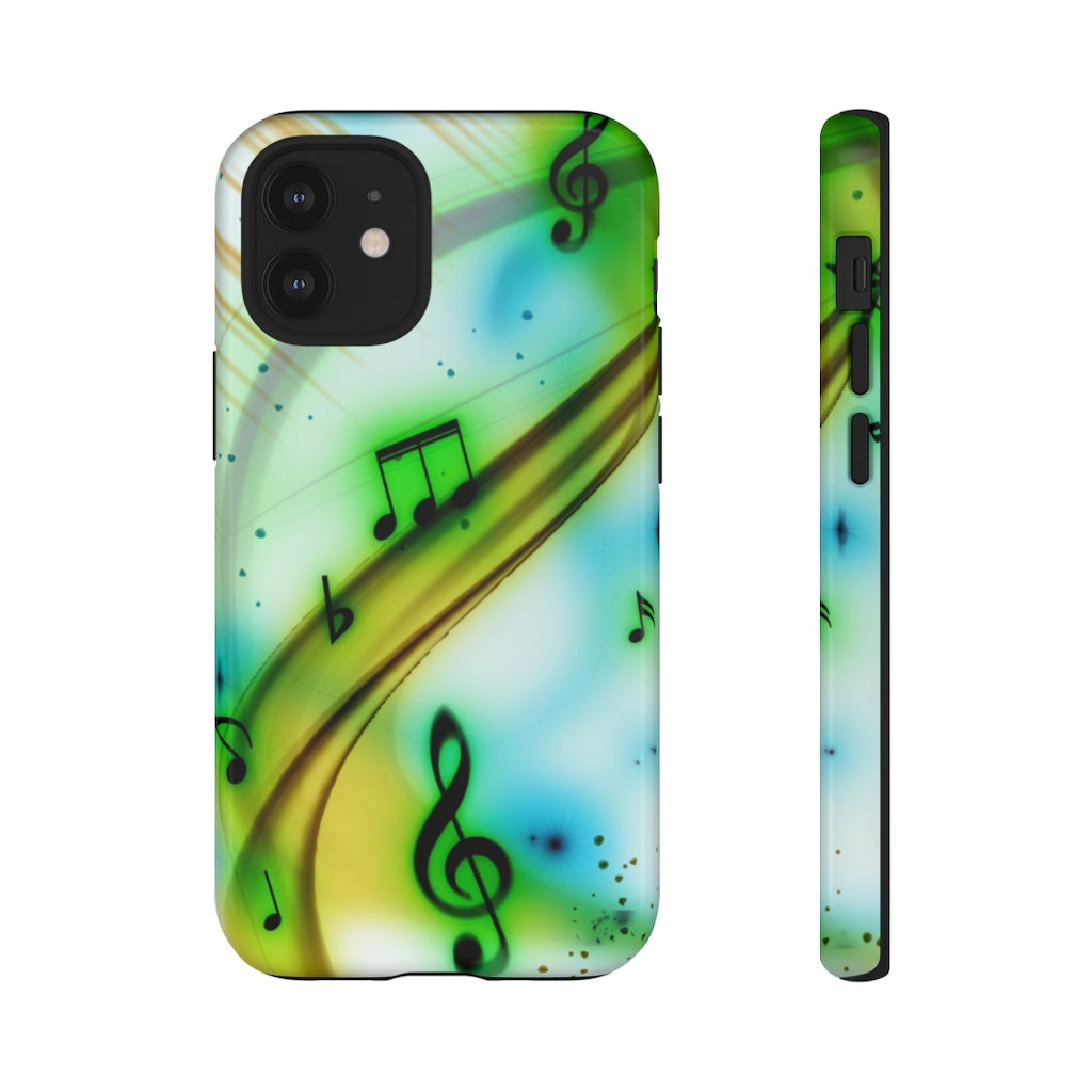 Mystic Swirl Music iPhone Tough Cases