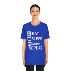 Gaming Repeat Unisex Jersey Short Sleeve Tee