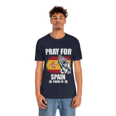 Pray For Spain Unisex Jersey Short Sleeve Tee