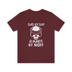 Gamer By Night Unisex Jersey Short Sleeve Tee