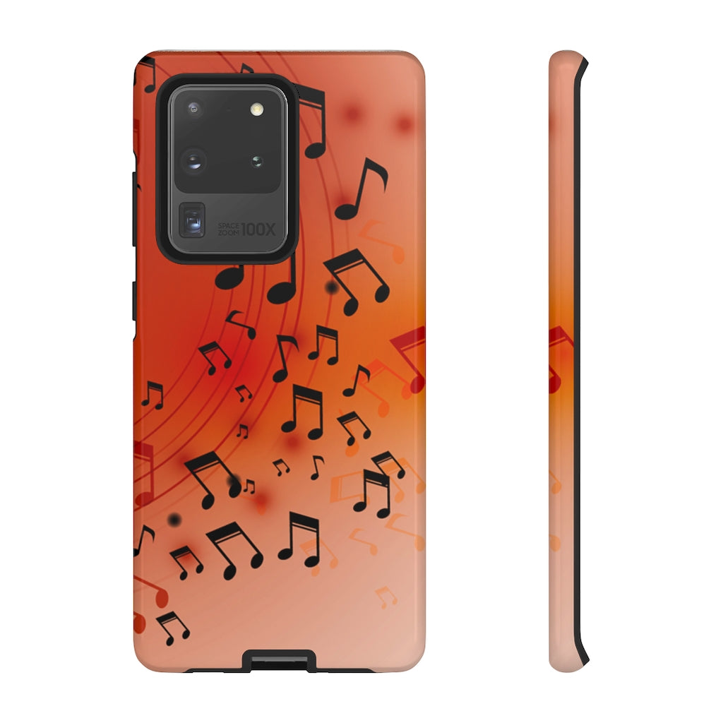 Curving Notes Music Samsung Galaxy Tough Cases