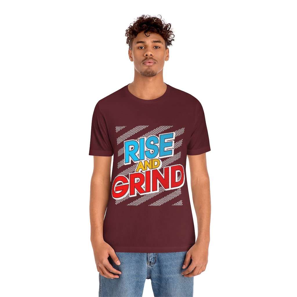 Rise And Grind Unisex Jersey Short Sleeve Tee