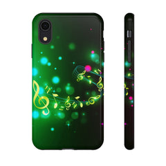 Golden Notes Music iPhone Tough Cases