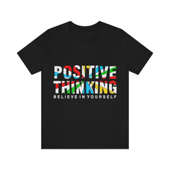 Positive Thinking Unisex Jersey Short Sleeve Tee